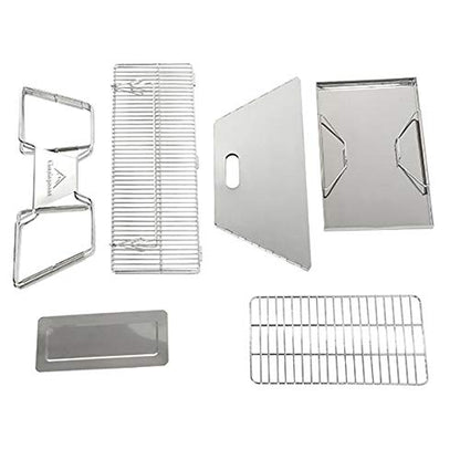 PNAJFUEL Bbq Grill Stainless Steel Camping Grills Charcoal Rack Barbecue Accessories for Kitchen Tools