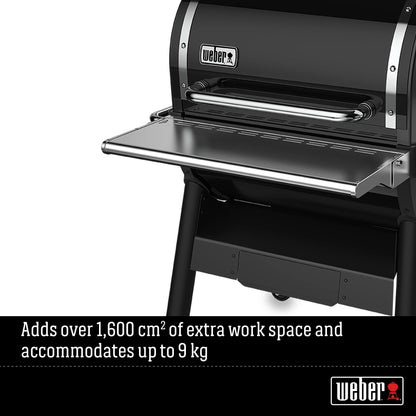 Weber 7002 SmokeFire EX4 Folding Front Shelf, Silver