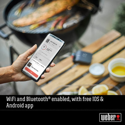 Weber 7002 SmokeFire EX4 Folding Front Shelf, Silver