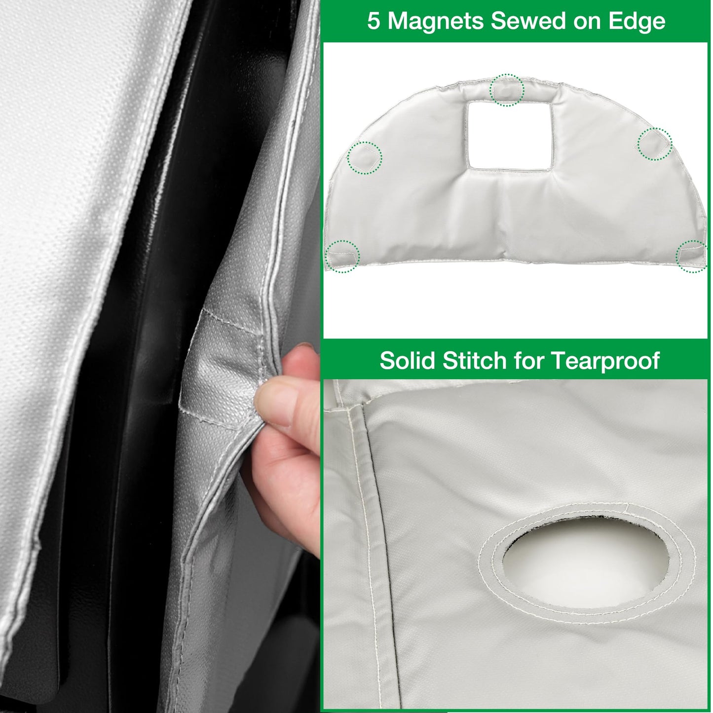 Grill Thermal Insulation Blanket for Traeger Pro Series 34 Texas Smoker Insulated Cover Insulator BAC628 Replacement Parts Winter Cooking Smoking BBQ Grilling Accessory