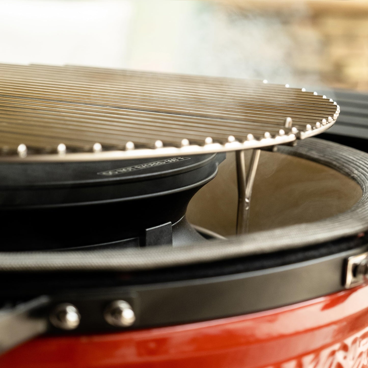 Kamado Joe BJ-HYPER, SloRoller Hyperbolic Smoke Chamber with Cooking Rack, Compatible With Kamado Joe Big Joe Grill, Black